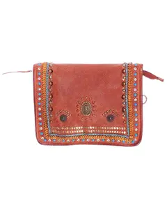 Scully Women's Braided And Studded Crossbody - B370-Cgnc