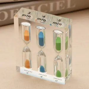 Sand Timer Clock 1-5 Minutes, Creative Time Management Tool, Visual Sand Flow Design, Ideal Gift for Modern Home Decor & Kids Learning