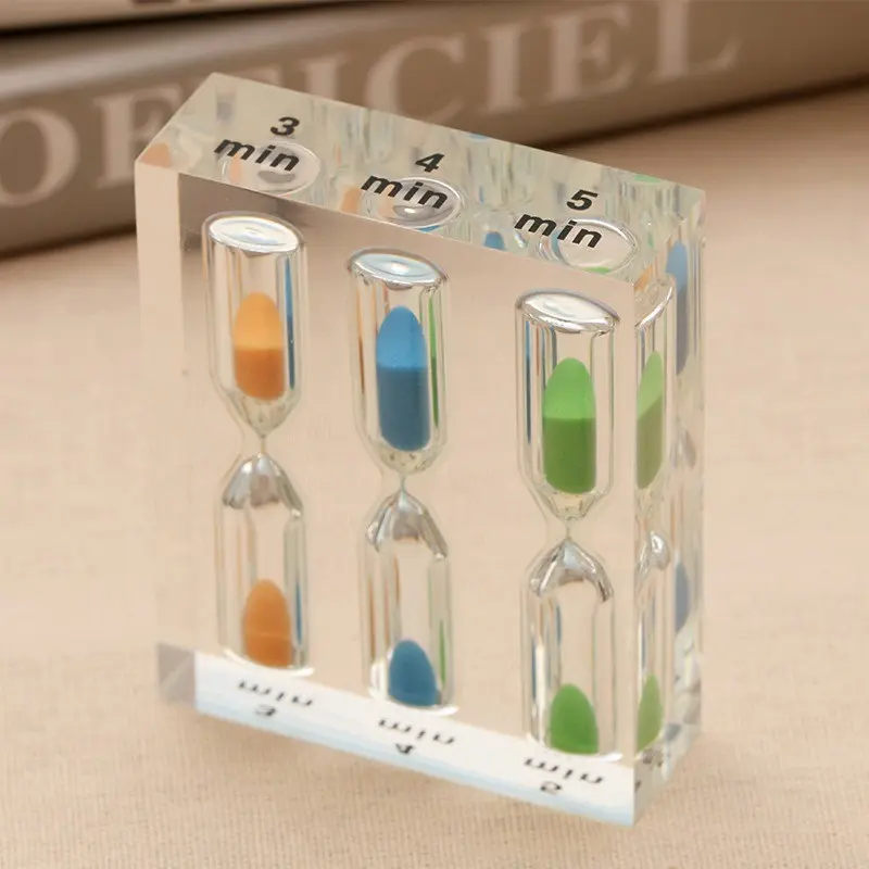 Sand Timer Clock 1-5 Minutes, Creative Time Management Tool, Visual Sand Flow Design, Ideal Gift for Modern Home Decor & Kids Learning