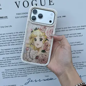 Candy Candy Retro Anime Clear Phone Case - 80s Nostalgia Phone Case Bling Phone Case diamond-studded Phone Case For iPhone 17 16 15 14 13 12 11 PRO PLUS MAX Phone Case #SMXZSHYDM1