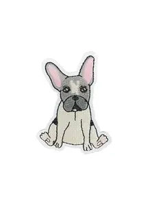 French Bulldog Embroidered Patch