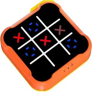 Tic Tac Toe Game,  Portable Travel Games for Car Ride, 3 in 1 Handheld Puzzle Game Console,Christmas 2024 Board Games for Adults, Christmas Gift