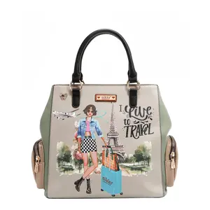 I LIVE TO TRAVEL BUCKET BAG