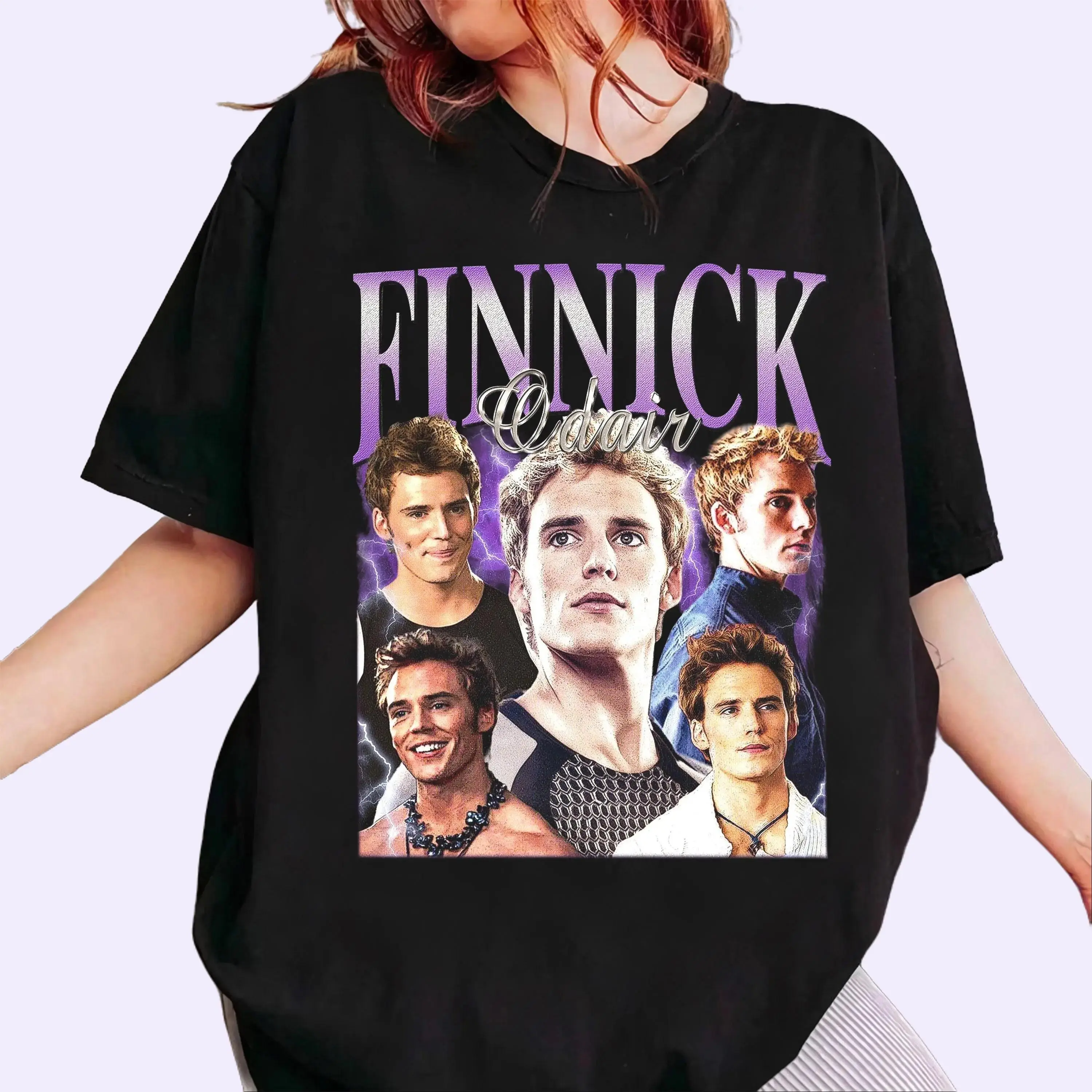 Finnick Odair Vintage Unisex T-Shirt, Actor Homage Tee Classic Cotton, 90s retro design graphic Tshirt, 90s Shirt,Unisex Classic T-Shirt Fabric Sleeve