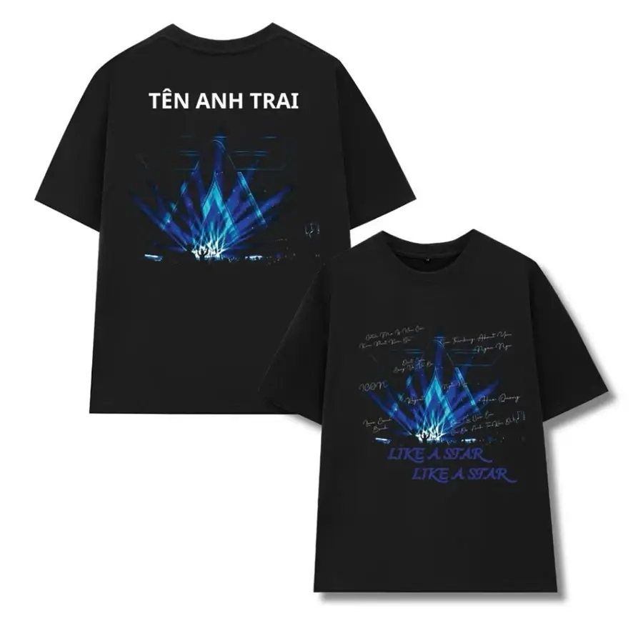 Customize Anh Trai Say Hi Tshirt, Ao Thun ATSH, T-Shirt, Fashion Cotton, Full Colors, Full Sizes, For Men, For Women Casual Collar