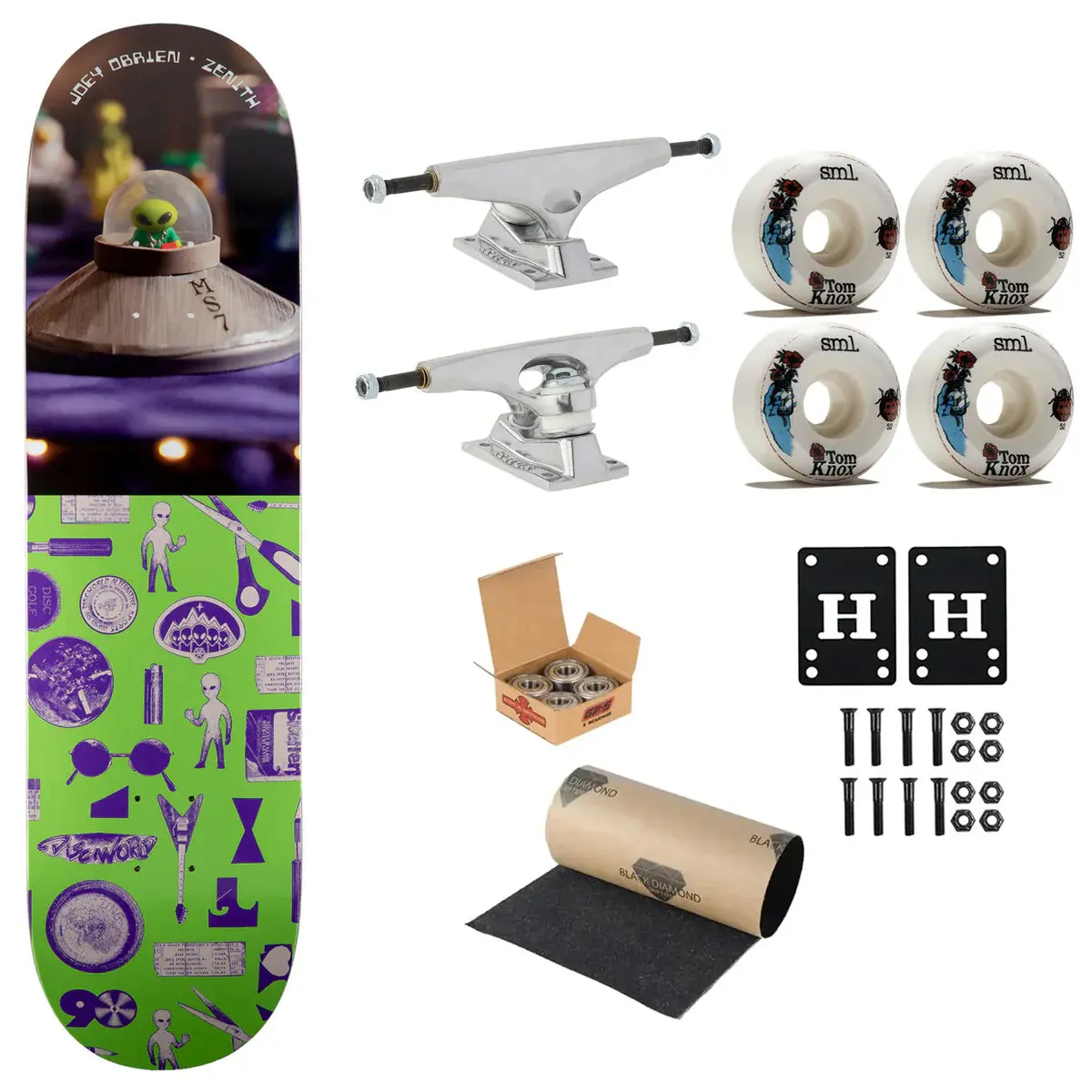 Alien Workshop Premium Complete Skateboard O'Brien Zenith 8.375" Ft. Krux/SML/Independent