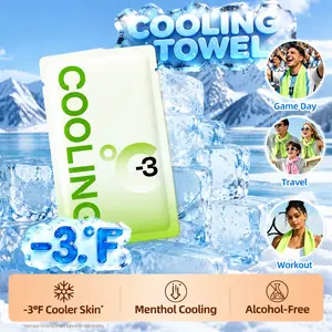 Cooling Towels & XL Menthol Cooling Wipes, Instant & Long Lasting Cooling Relief for Hot Weather & Summer Heat, Outdoor, Long Drives, Game day & Beach, Deals For You Days, summer wins
