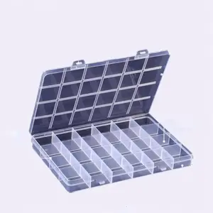 Press-On Nail Organizer – 24 Compartments for Perfect Storage & Travel