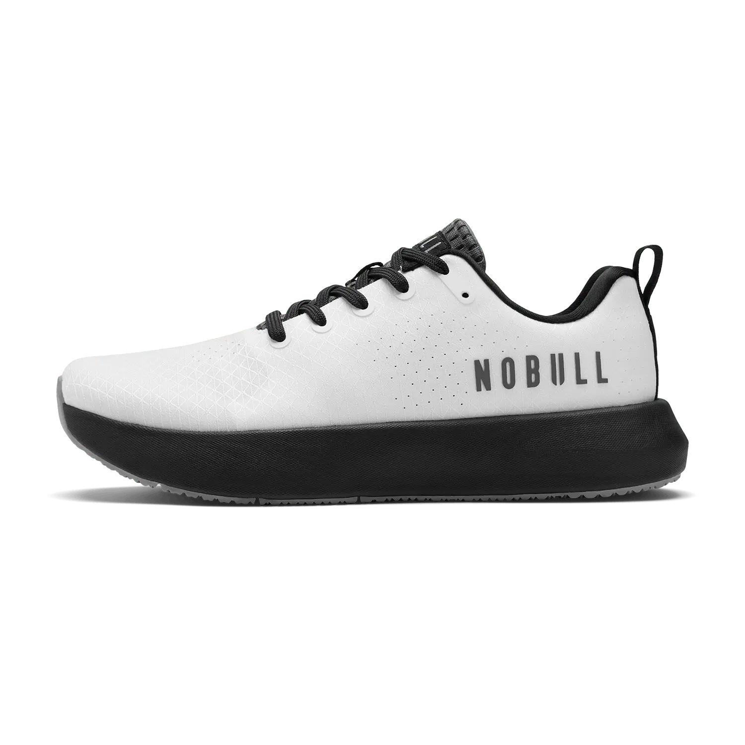 NOBULL Men's Drive 2 Ripstop in Classic White Jet Black