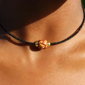 Nile Bazaar Nilotic Pods - Handcrafted Nile Valley Necklace for Men and Women - Unisex Classic Staple Piece, Lightweight