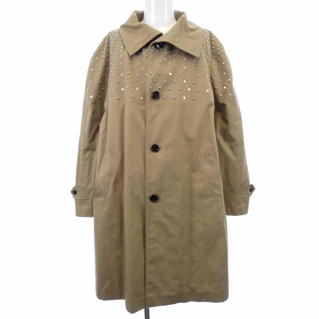 Pre-owned Celine Others Small Leather Goods Wool Coat