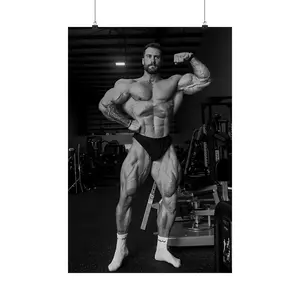 Chris Bumstead "Daddy CBUM" Thavage Mr. Olympia Champion CBUM Posing Premium Poster 18