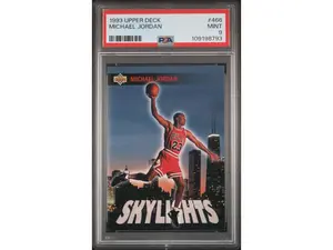 1993 Upper Deck Skylights Michael Jordan #466 PSA 9