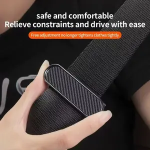 2pcs Car Seatbelt Adjuster with Ergonomic Shoulder Neck Support, Durable Abs Material, Universal Fit for All Vehicles, Comfortable and Long-Lasting
