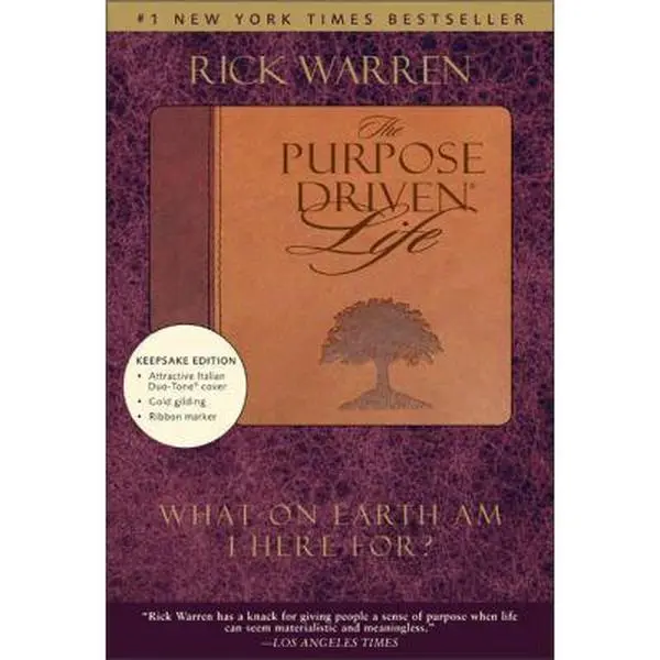 Used The Purpose Driven Life Special Edition - Duo-Tone Keepsake, Hard Cover Book by Rick Warren - English, Simplify Your Life, Increase Motivation, Religion & Philosophy Books
