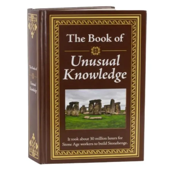 The Book of Unusual Knowledge: English Hardcover Book, 704 Pages, 2.2 lbs, 6.45 x 2 x 9.33 in, Engaging Articles & Fascinating Facts, Gift for Dad & Trivia Buffs