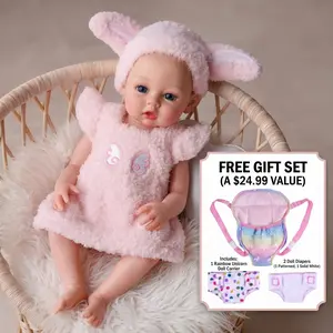 BABESIDE Full Body Silicone Reborn Baby Doll (rebornbabydoll) - 12/16/20 Inch Weighted Realistic Newborn Doll, Complete Accessories, Gift Box Included, Realistic Soft Dolls