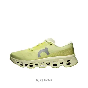 Daily Training Running Shoes, Lemon YellowNeon Green Colorway, Triple-Layer Midsole Technology