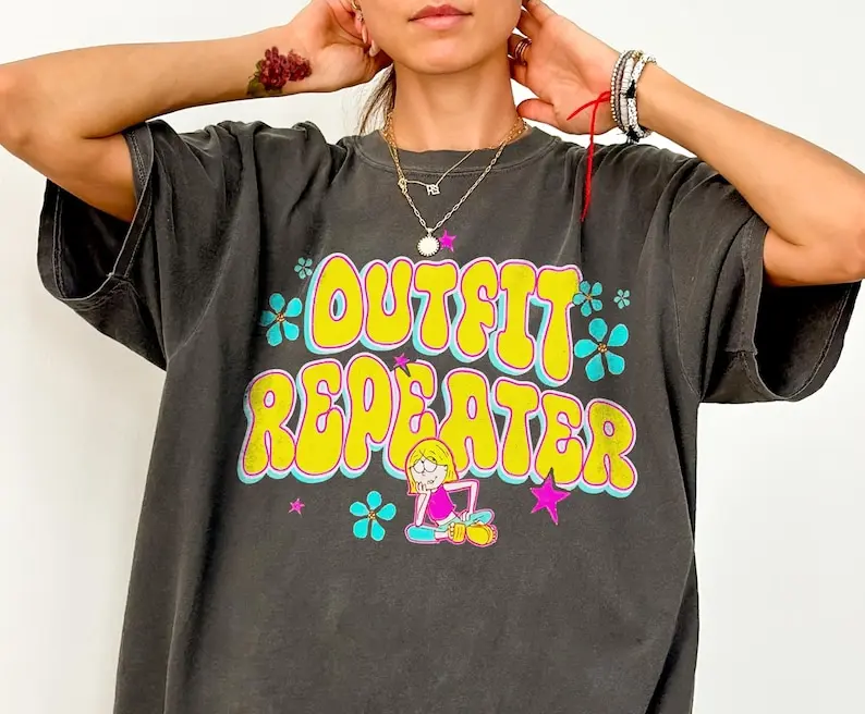 Lizzie Mcguire Outfit Repeater Shirt -Sitcom Shirt, Cartoon Tee