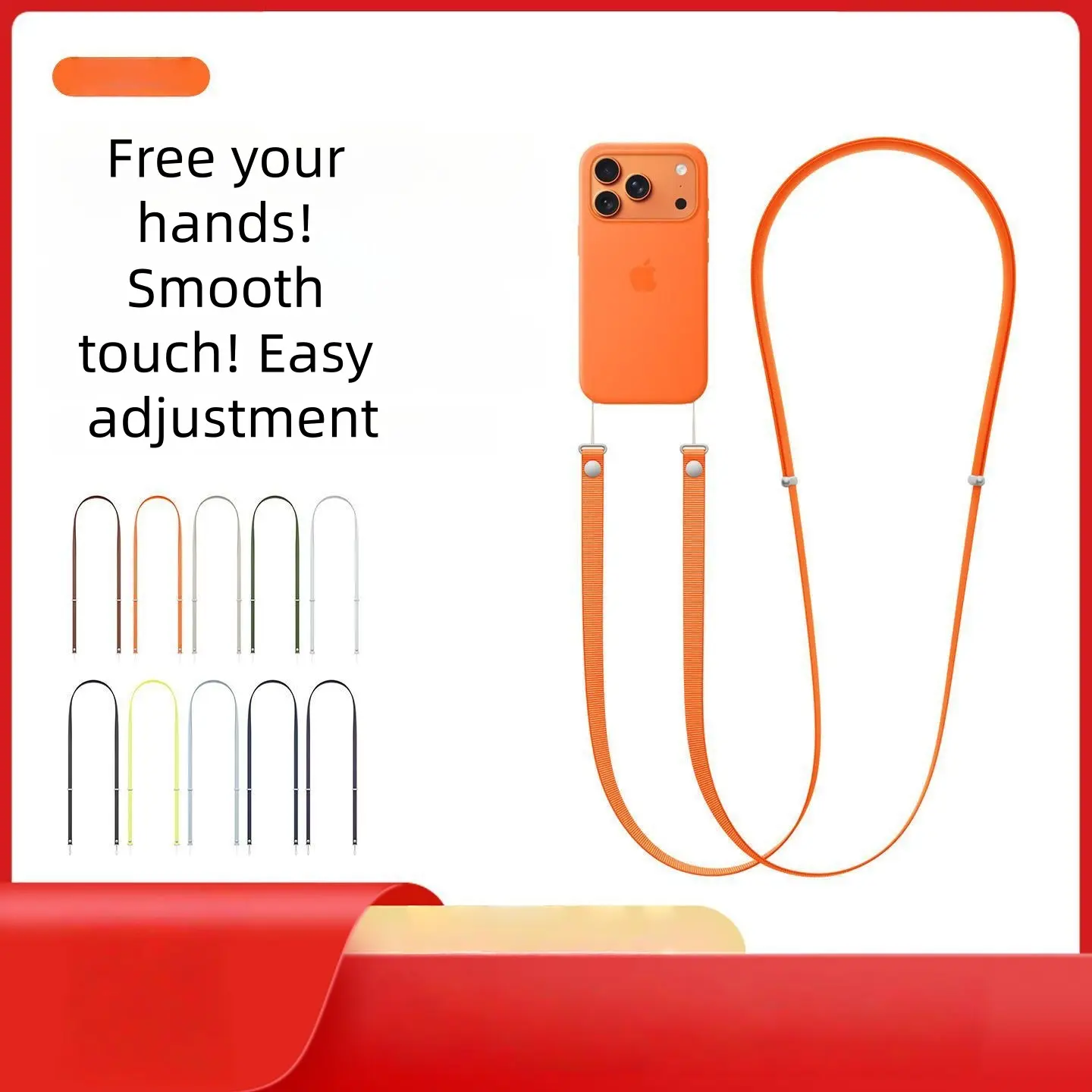 Apple 17 Prom Max Crossbody Phone Strap, Phone Sling, Air