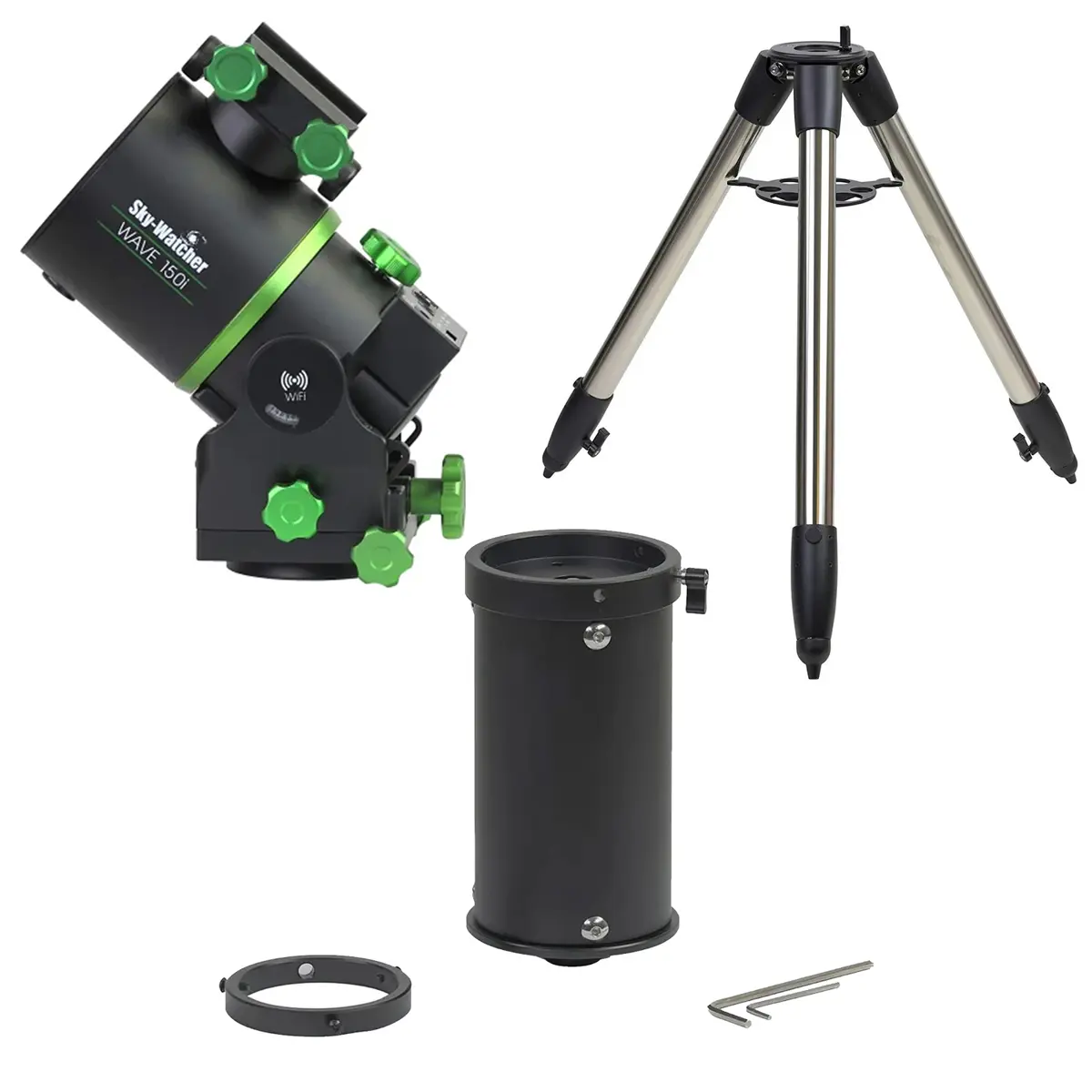 Sky-Watcher Wave 150i Pro Strainwave Telescope Mount Head, Steel Tripod, Extension Tube for Telescopes