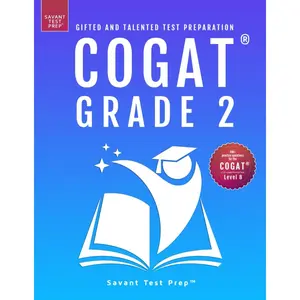 COGAT Grade 2 Test Prep: Gifted and Talented Test Preparation Book - Two Practice Tests for Children in Second Grade (Level 8) Paperback – March 30, 2021