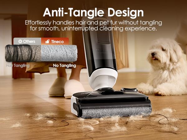 Tineco Floor One Switch i5 Stretch Breeze Wet Dry Vacuum Cleaners, 2-in-1 Cordless Vacuum for Multi-Surface, 20KPa Powerful Floor Cleaner Mop with Long Runtime
