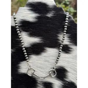 Beaded Horse Bit Necklace
