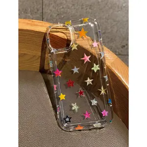 Star Collection Print Clear Case Compatible With IPhone 13/11/17/17pro/16/14/15/15pro/15 Plus/15 Promax/7plus/8plus/X/Xs Max/Xr/11pro/12pro/13pro/14pro/12mini/13mini/11promax/12promax/13promax/14promax/14plus/17pro Max/17Air/6/6s Plus/7/8/16Pro/16plus/16