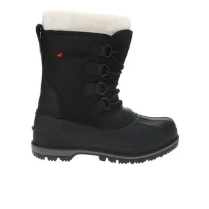 Baffin Mens Bobcaygeon Round Toe Snow Casual Boots Mid Calf - Black