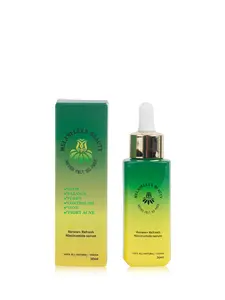 MELANFLEXX BEAUTY Niacinamide Gel Serum - 100% All Natural Vegan - 10% Niacinamide - Plant-Based - Radiant Skin - Anti-Acne - Menthol Touch - 30ml