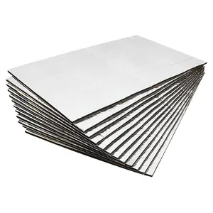 10pcs 16"x10" Automotive Sound Deadening Mats  - Noise Insulation & Heat Preservation Material - for Car Hood, Doors, Trunk Lid, Bulkhead, Floor & Roof