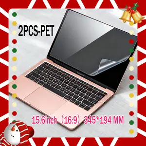 2PCS 15.6inch Scratch Resistant Touch Matte Surface 16:9 Ratio Easy Install UV Protection for HP Dell ASUS Lenovo Samsung Huawei Toshiba Laptops Monitors