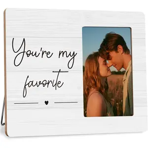Mate Frame Gifts for Couple, Boyfriend Girlfriend Picture Frame, You Are My Favorite Frames Fits 4x6 Photo