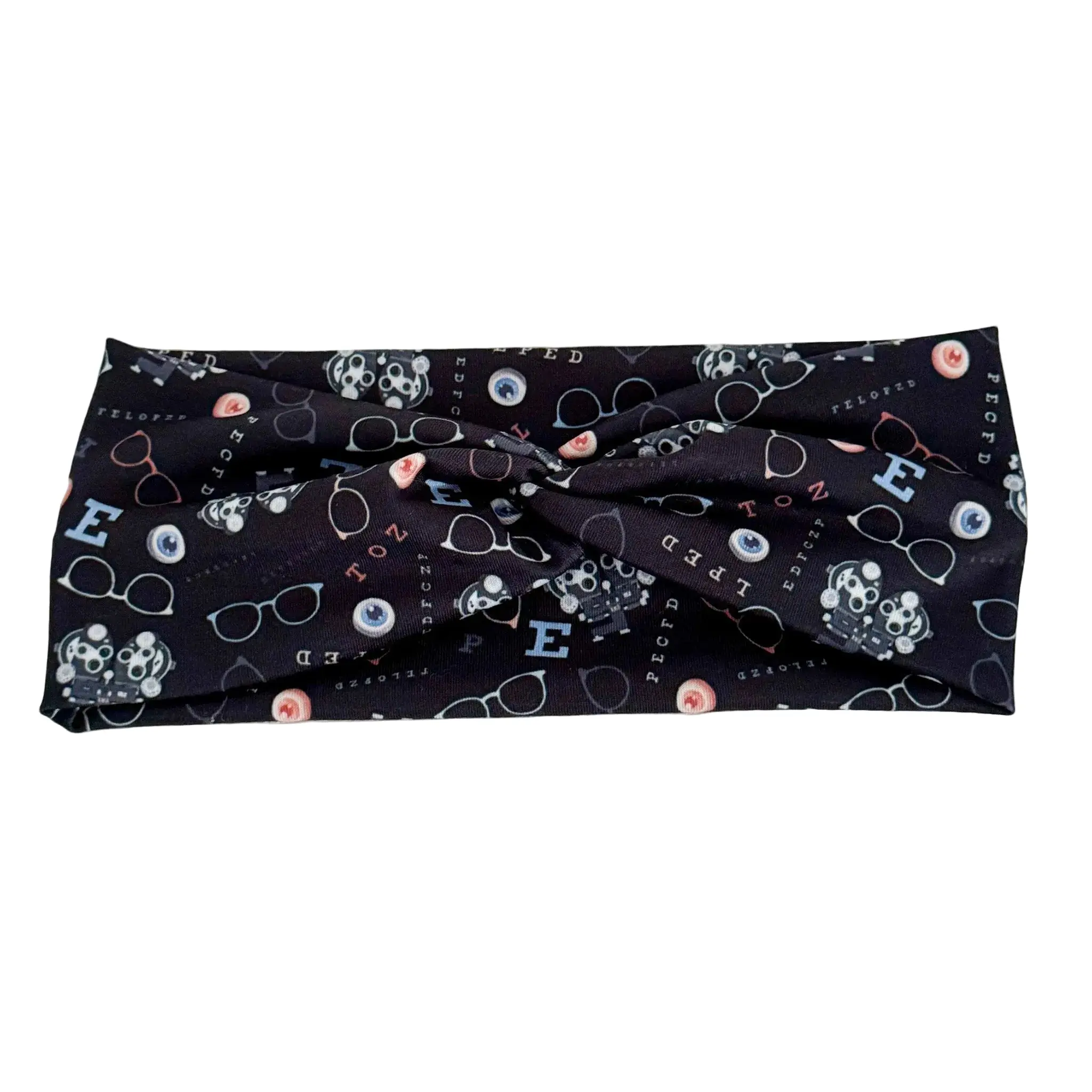 Black Optometry Headband – Eye Care Hair Accessory