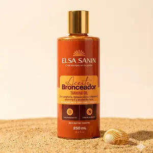 Elsa Sanin Tanning Oil Natural Glow 250 ml for a Safe Effective Tan with Natural Ingredients