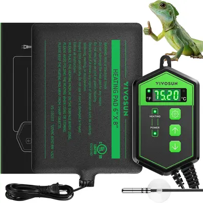 thumbnail image 2 of BN-LINK Reptile Heating Pad (8x12) With Digital Thermostat - Waterproof 2 of 3