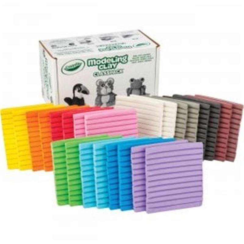 Binney & Smith & Crayola CYO Modeling Clay, Non Hardening & 12 Colors