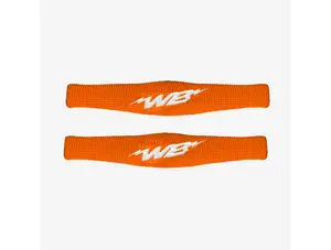 We Ball Sports Skinny Bicep Bands (Orange, 2-Pack)