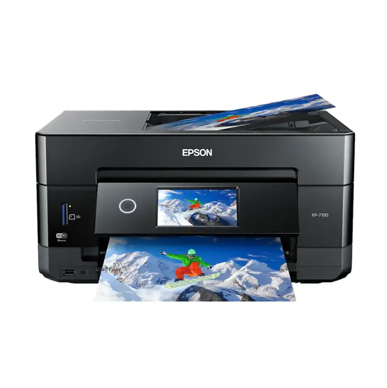 Epson - Expression Premium XP-7100 Wireless All-In-One Inkjet Printer - Black