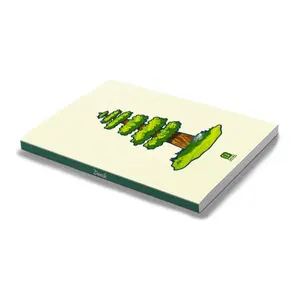 Denik x Ranell The Artist Spring Tree Layflat Notebook, Blank Pages, Unique Design for Writing & Drawing, Versatile for Students & Artists