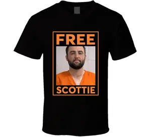 Free Scottie Scheffler Mugshot T Shirt