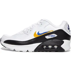 Youth Nike Air Max 90 GS NN White/Deep Royal Blue (FJ4592 100) (GS)