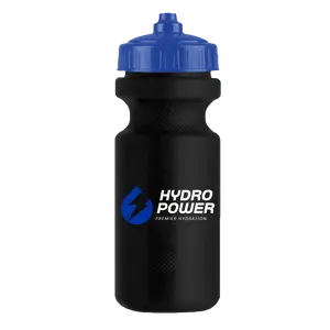 Hydro Power Cycling Bottle 21 oz - Eco-Friendly Sports Bottle with Hands-Free Valve Lid