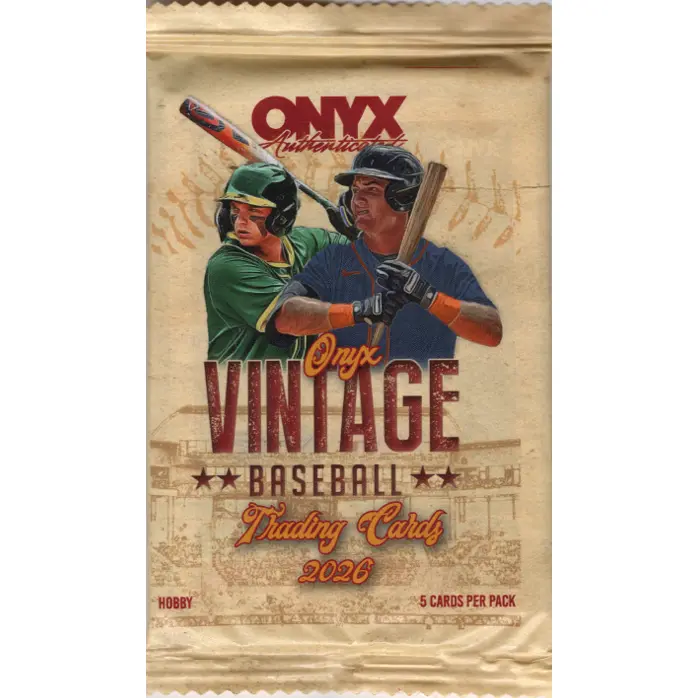 Onyx 2026 Vintage Baseball Hobby Box (5 Cards), Trading, Card Collecting
