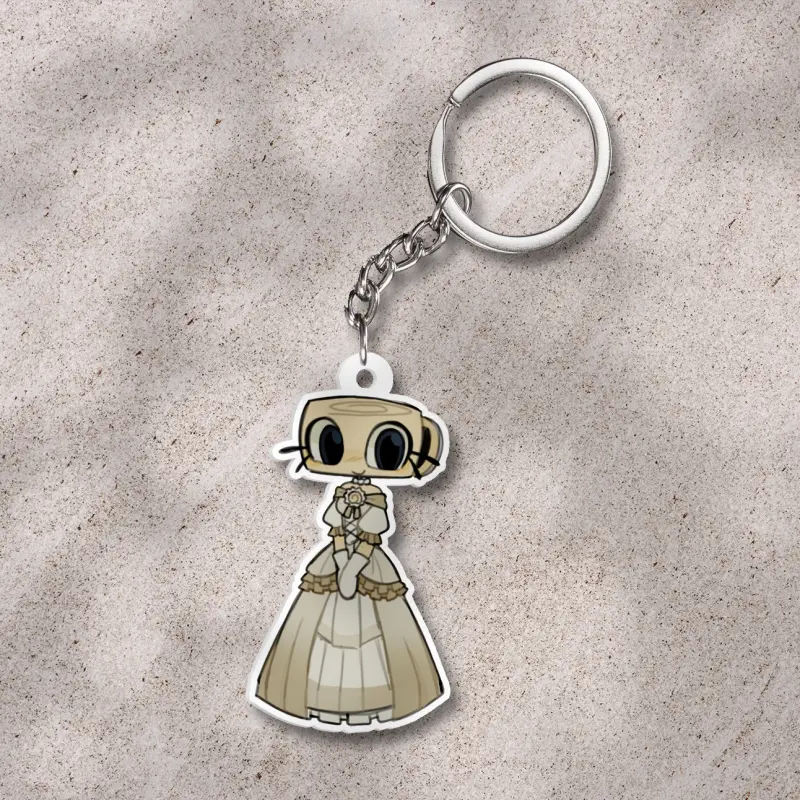 Shelly Dandy's world keychain, Shellydandysworld, Shelly keychain