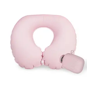 SeSe Code Inflatable U Neck Pillow Portable Foldable for Travel Flight Train Office Nap