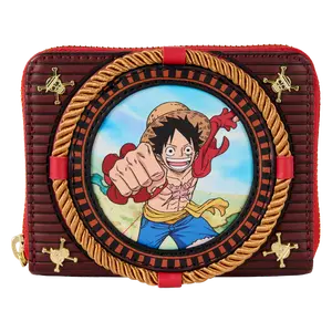 One Piece Luffy Zip Around Wallet