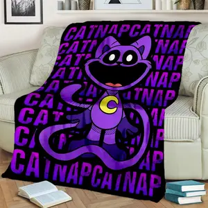 2025 New Style Cute S-Smiling C-Critters Catnap Craftycorn Cartoon Blanket,Soft Throw Blanket for Home Bedroom Bed Sofa Kids,Birthday Gift, Gift for Him, Gift for Her