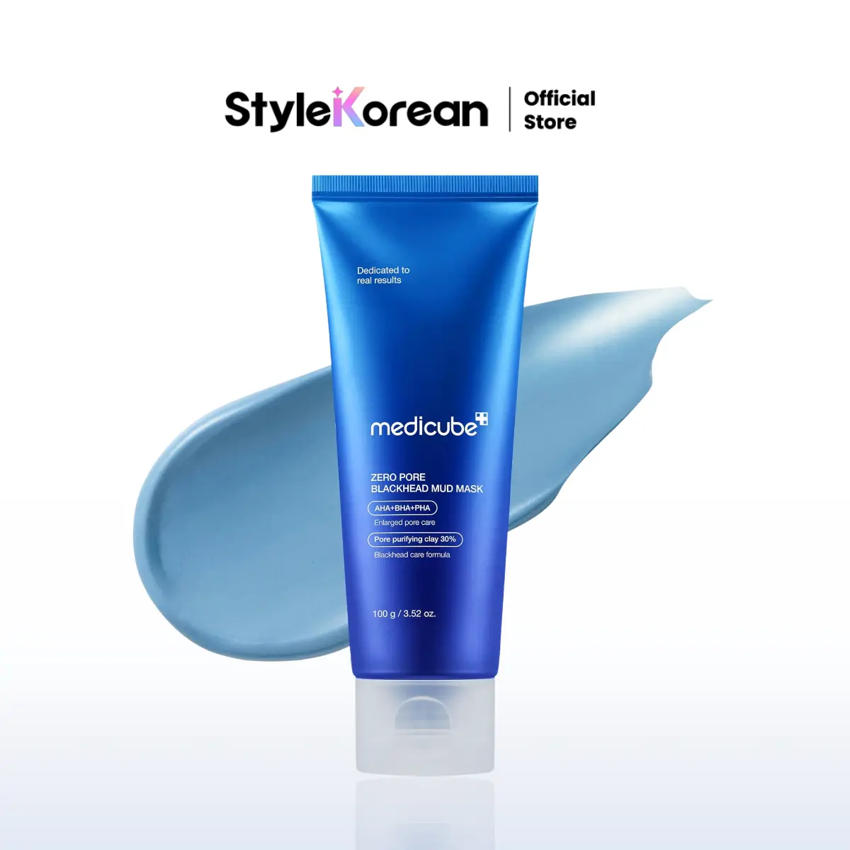 [Official Medicube Partner] Zero Pore Blackhead Mud  Mud Facial Mask, Cooling, Pore Tightening with AHA, BHA, PHA, and Pore-Purifying Clay | Halloween, Holiday Gift, Black Friday, Deals